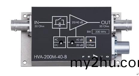 HVA係列帶寬電(dian)壓放大(da)器